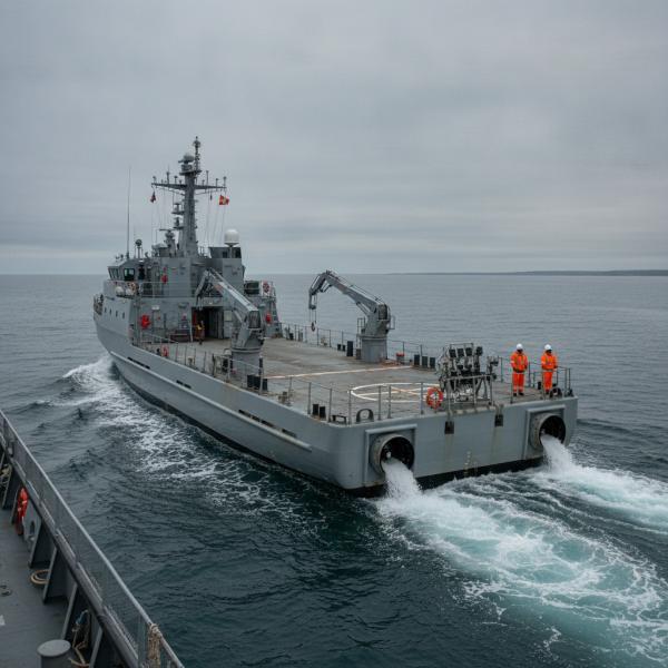 Indian Navy commissions first indigenous multi-purpose vessel INS Samarthak