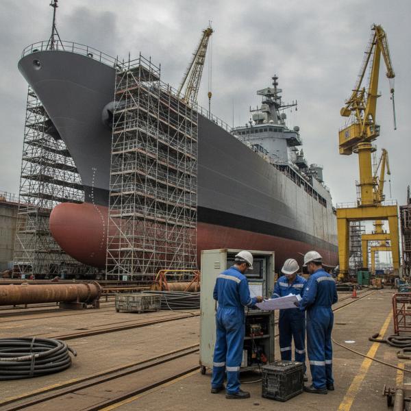 Indian Navy Issues ₹50,000 Crore RFP for Four Indigenous Landing Platform Docks