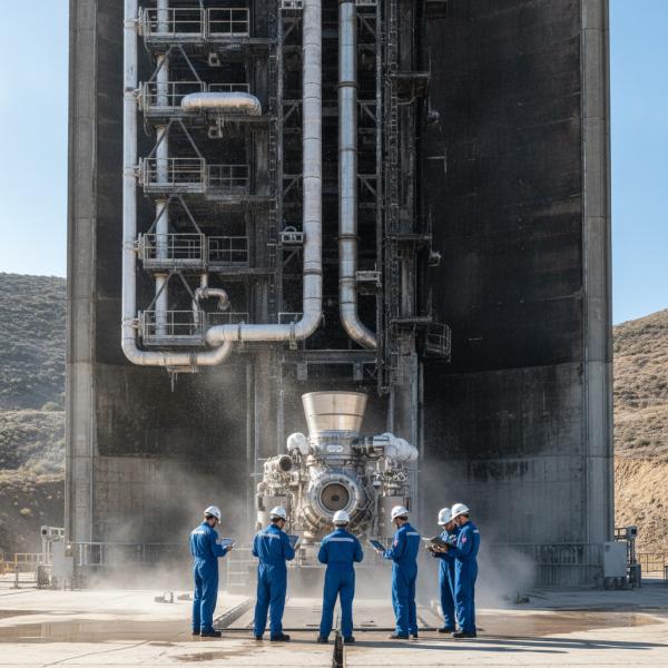 ISRO Successfully Hot-Tests CE20 Cryogenic Engine at 22-Tonne Thrust for LVM3-M7