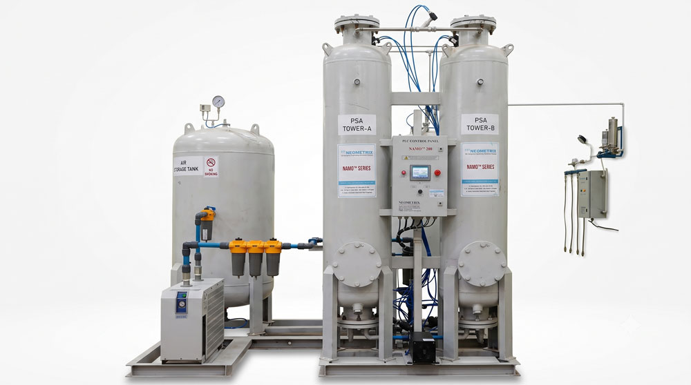 Oxygen Changeover Panel — auto change-over panel wall-mounted with manifold bank, CHC Lambhuaa