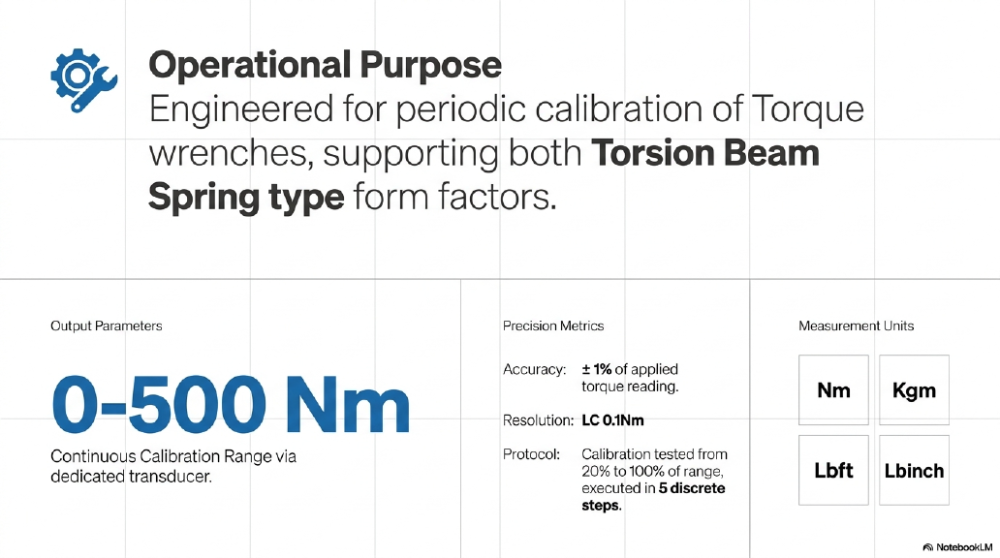 Motorized Torque Wrench Calibrator Slide 2