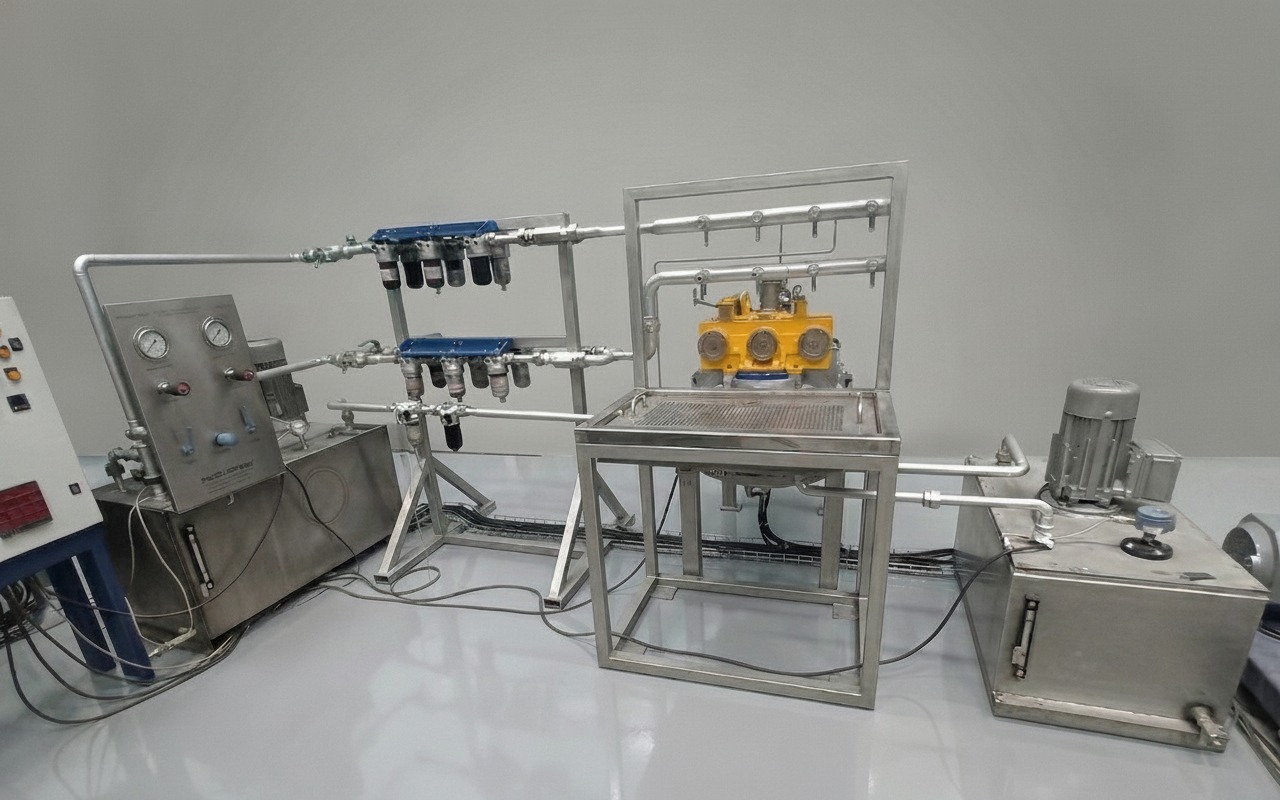 Aircraft aggregate flushing rig - aviation hydraulic system flushing and contamination removal equipment by Neometrix