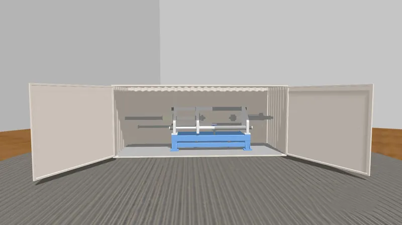 Containerised Hydraulic Snubber Test Bench