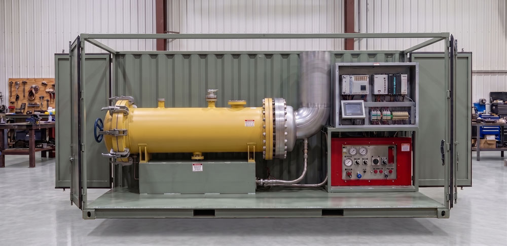 Dynamic High-Pressure Test Rig &mdash; side view