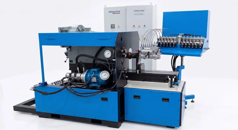 Multipurpose Fuel Injection Pump Test Rig — Neometrix, Noida