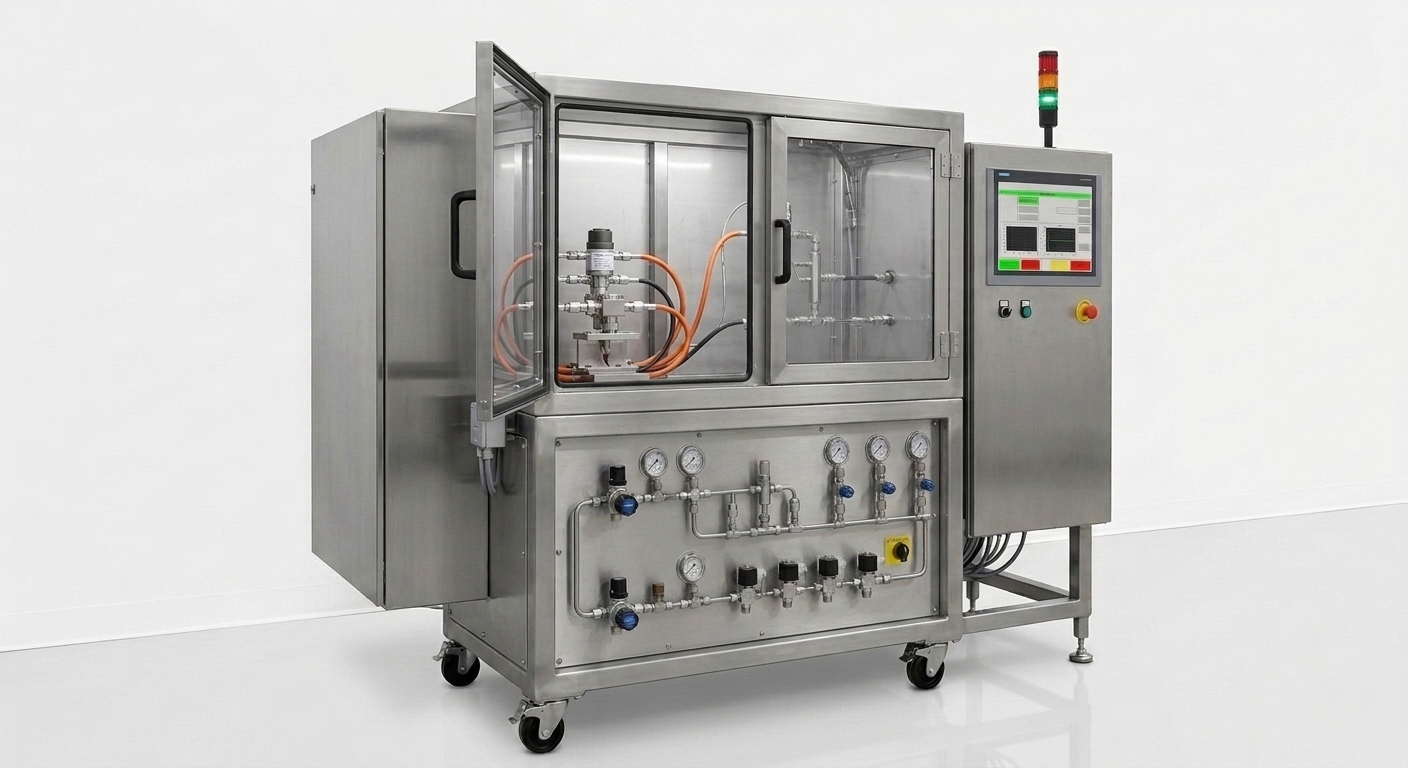 H2 Leak Testing Machine &mdash; detail view 2