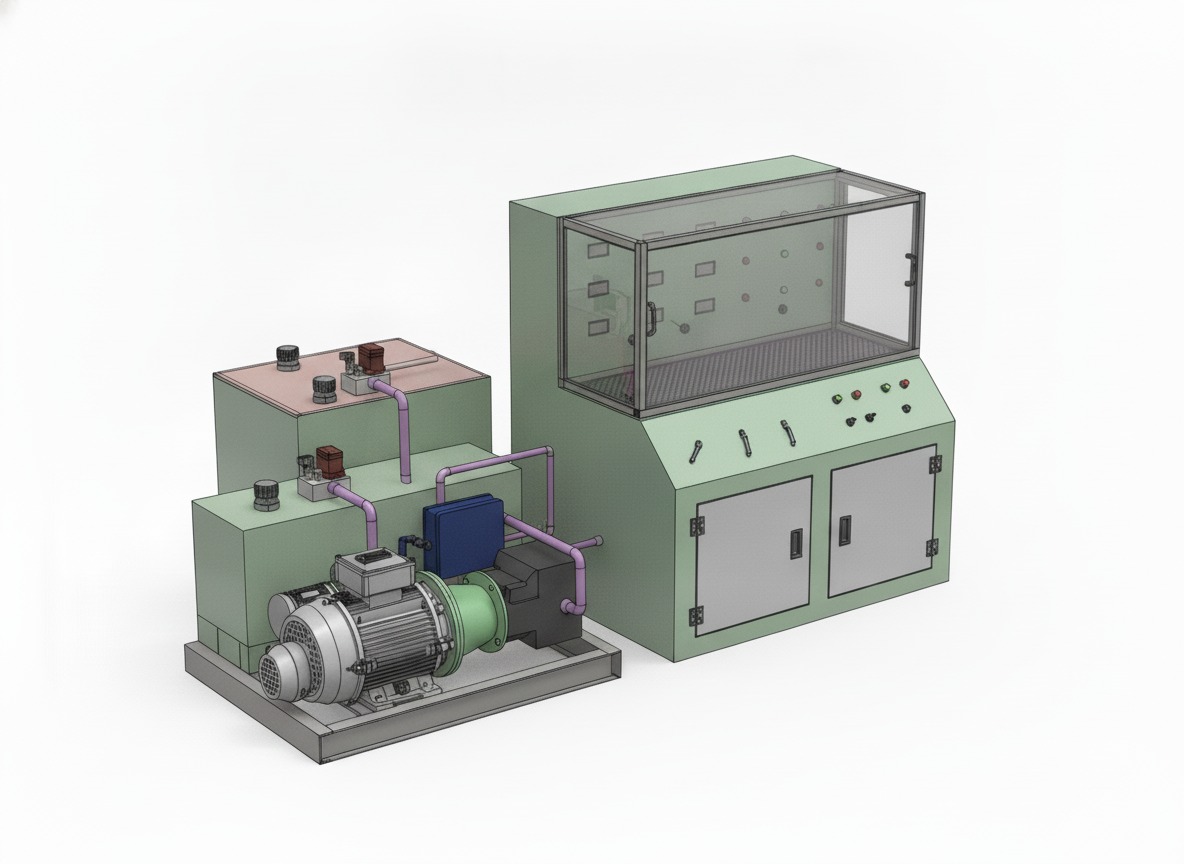 Hydraulic filter test bench - aircraft hydraulic filter performance qualification and NAS 1638 cleanliness rating system by Neometrix