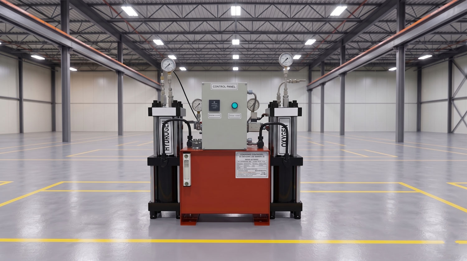 Hydrogen Gas Boosting Station, high-pressure compression system designed for safe and efficient handling of hydrogen gas 