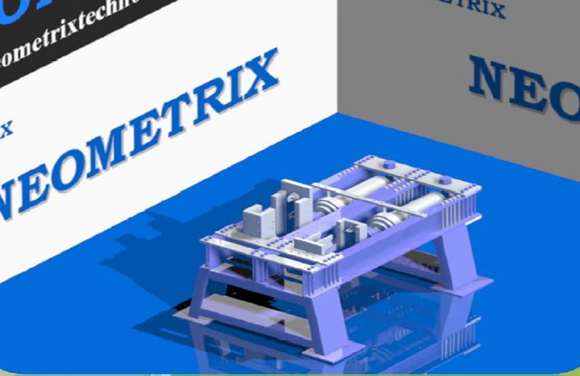 Lock Loading Test Rig CAD render — hook-proving load test bench for ERU119 and ERU120 Ejection Release Units by Neometrix