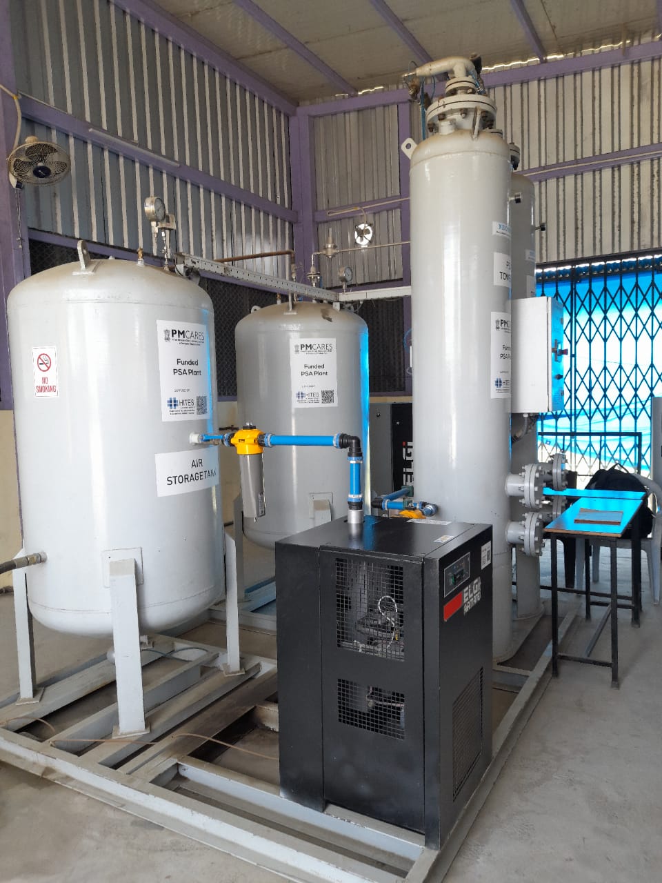 Sub District Hospital, Manihar, Katihar, 200 LPM PSA medical oxygen plant