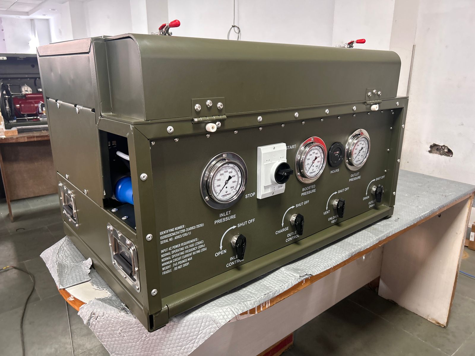 MANPADS Coolant Recharging Unit