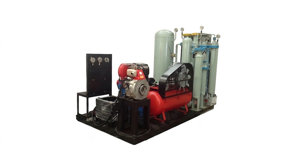 Manual Nitrogen Generation Plant with Integrated Air Compressor