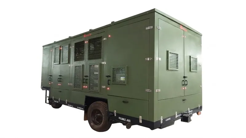 Mobile Test Facility for Aircraft Engines