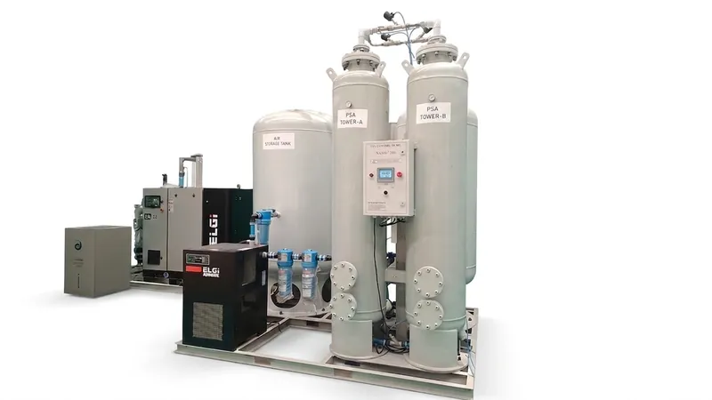 PSA Oxygen Generation Plant-200 LPM