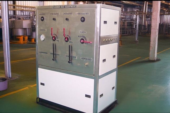 Rudder tailplane test rig instrumentation and control panel - defence aviation flight control surface functional validation system by Neometrix