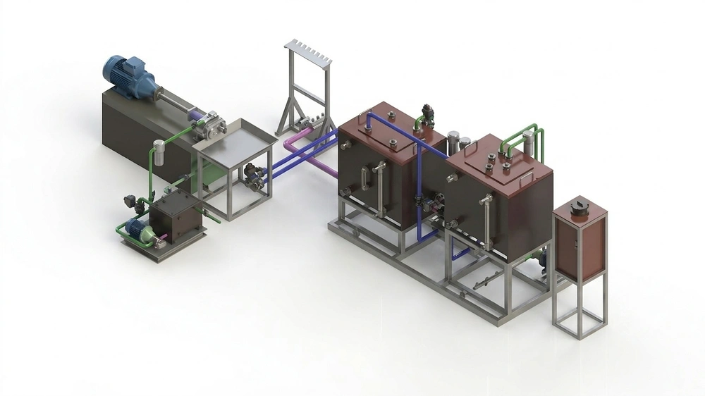 Test equipment for pump and centrifugal breather - aircraft engine lubrication pump performance and centrifugal breather functional test bench