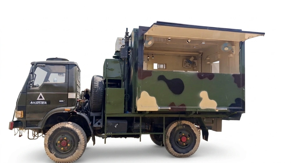 Vehicle-Mounted Expandable Battery Command Post (BCP)