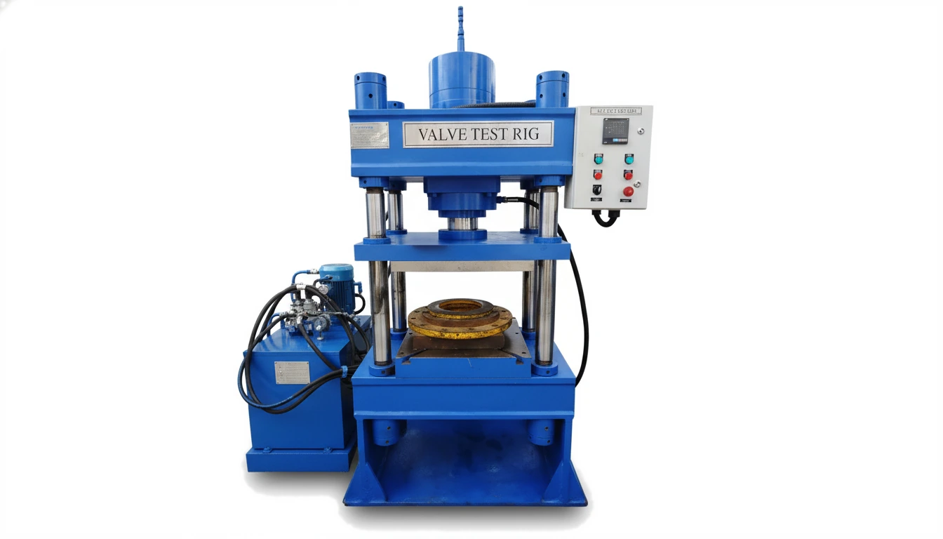 Valve test rig - hydraulic and pneumatic control valve flow leakage and pressure drop performance validation system by Neometrix