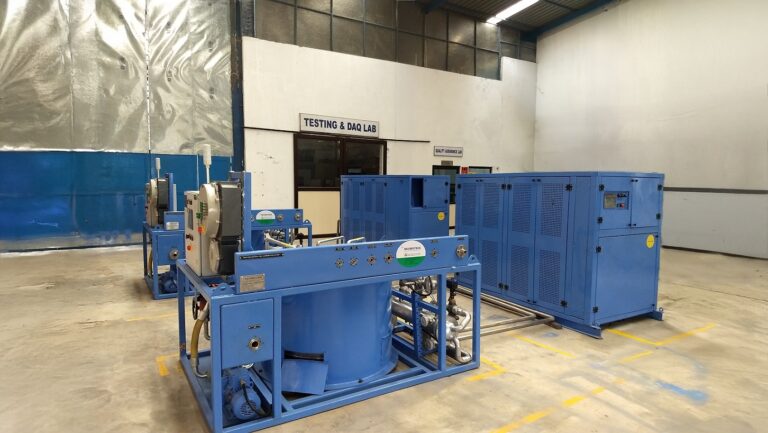 Neometrix Fuel Consumption Measurement System with stainless steel tank and PLC HMI panel
