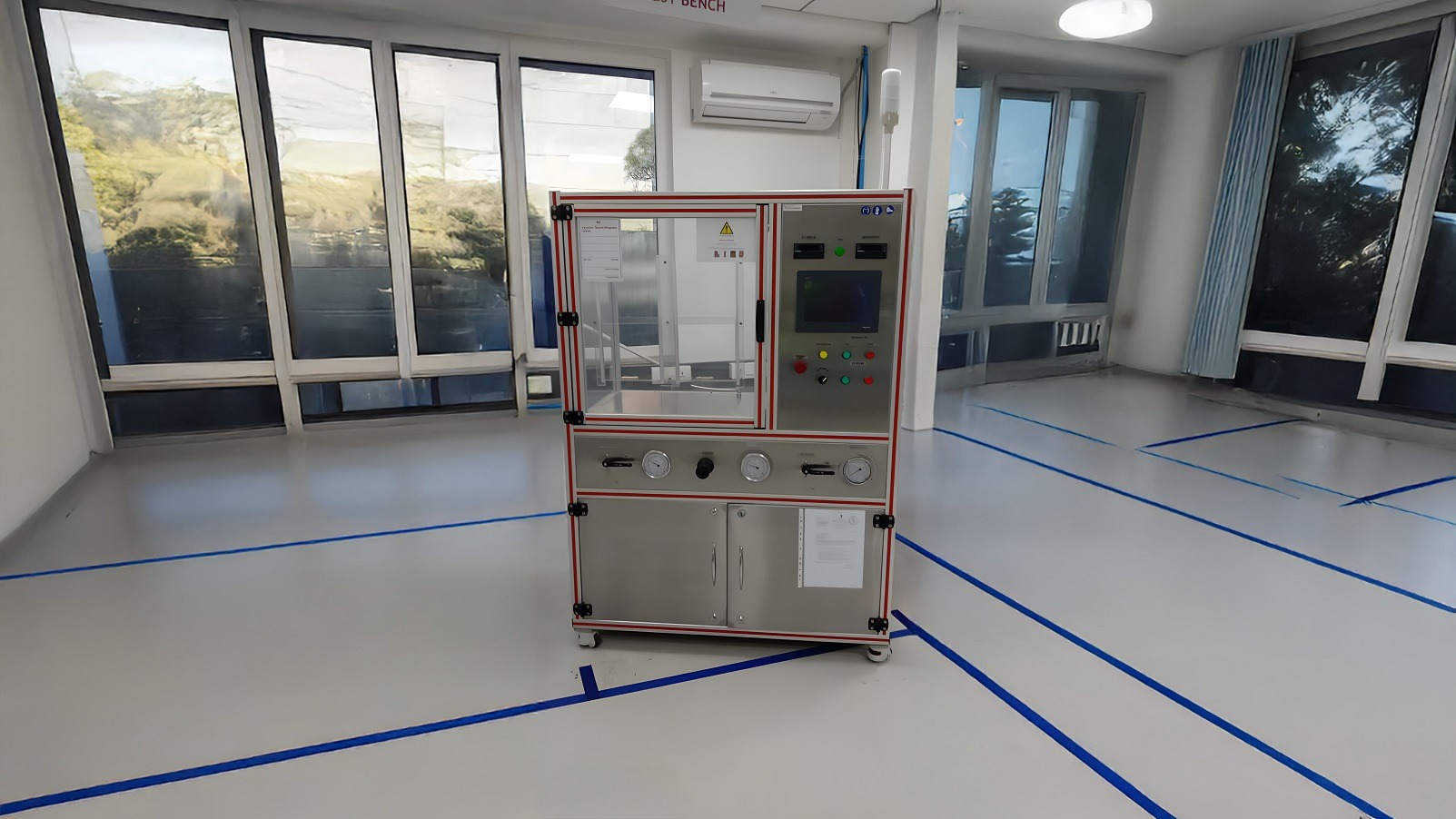 Neometrix High Pressure Leak Testing Machine for pneumatic component leak detection up to 250 bar