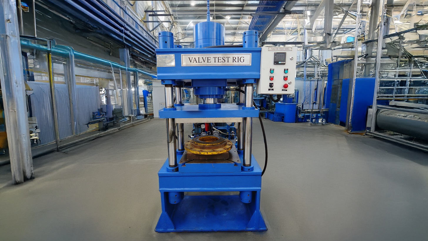 Neometrix Valve Test Rig for hydraulic and pneumatic valve performance verification