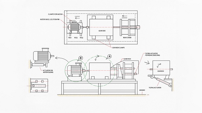 Neometrix Gear Box Test Bench for agricultural and industrial transmission performance testing