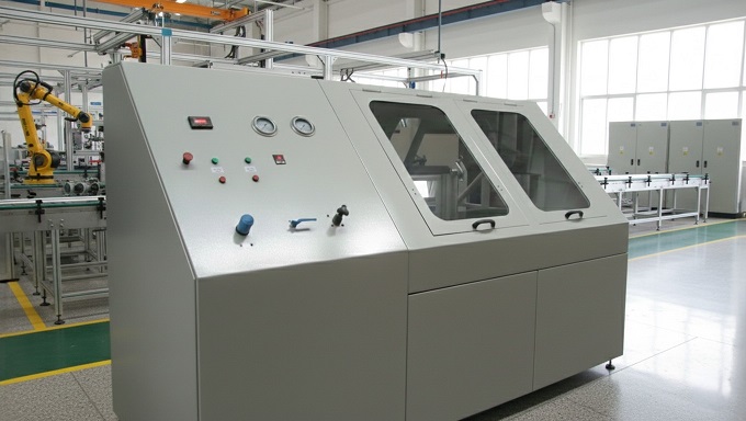 Neometrix Hydraulic Hose Tube Proof Test Stand for high-pressure leak burst and elongation testing to 690 bar