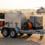 Neometrix Helicopter Washing Rig for corrosion control and scheduled airworthiness wash programme