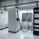 EV charger and EVSE test system with grid simulator and battery emulator
