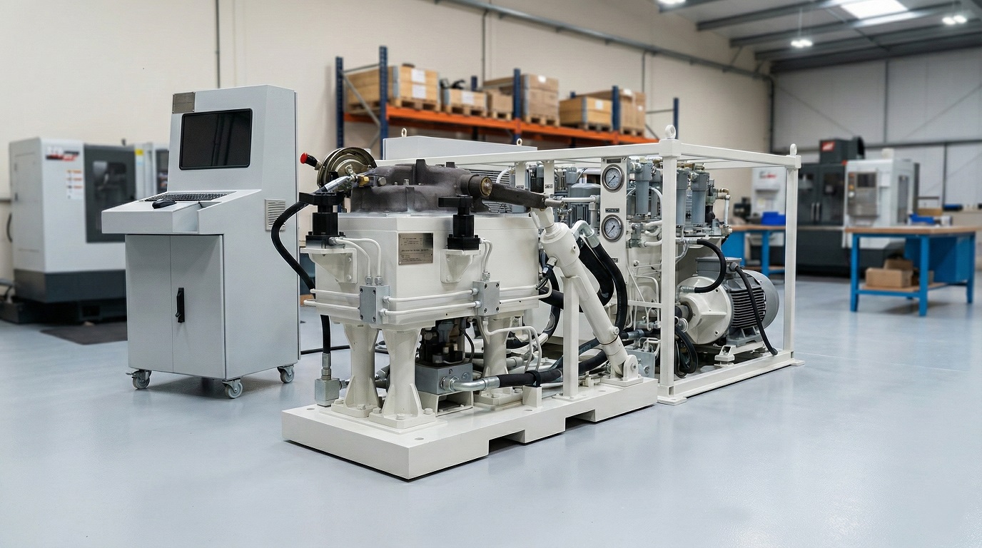 Neometrix Rear Cover Hydraulic Test Rig electro-hydraulic bench