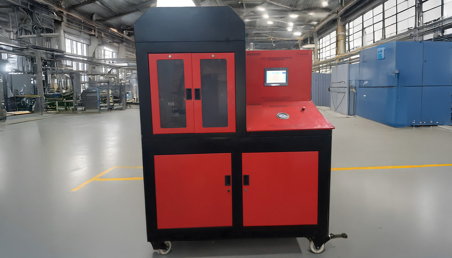 PLC Controlled Autoclave Pressure Tester with touchscreen HMI control panel