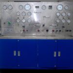 Hydraulic Test Rig HS-748 dual-system panel with calibrated gauges
